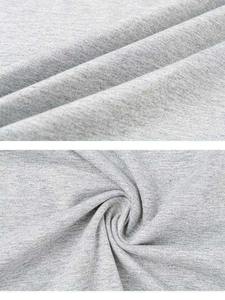 Chemises personnalisées avec logo de Chine Hommes de luxe pas cher Plan Chanvre Hip Hop Bambou Coton Polyester Lourd Sérigraphie T-shirt - Product Image 6