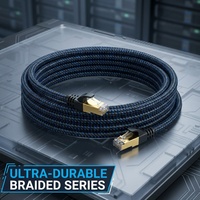 Kabel Patch Ethernet Berjaket PVC LSZH Merek KECHENG Produsen OEM Desain Gratis Logo Kustom Cat6 Cat6a Cat7 Cat8 Bare