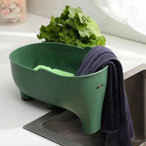 Cesta coladora colgante con forma de elefante para lavar frutas y verduras, escurridor de restos, accesorios de cocina, venta al por mayor - Product Image 5