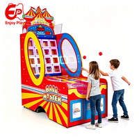 Machine d'arcade commerciale à lancer de balles sur le thème du cirque, jeu de lancer de billetterie pour centre de divertissement familial (FEC) et centre commercial, personnalisable