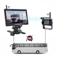 Système de caméra de recul HD sans fil de 7 pouces avec alimentation allume-cigare Installation facile moniteur LCD pour voitures camions et SUV