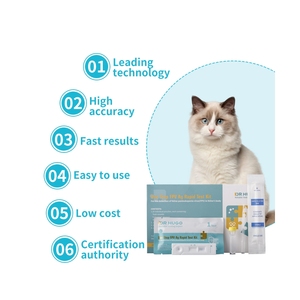 Kedi plak ateş hızlı <span class=keywords><strong>Test</strong></span> kiti antikor <span class=keywords><strong>Test</strong></span> kediler için aile ev kullanımı bir adım kolaylık - Product Image 2