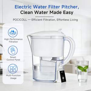 Depuratore d'<span class=keywords><strong>Acqua</strong></span> Elettrico Portatile Domestico con Filtro a Carbone Attivo a 6 Stadi, Serbatoio da 2 Litri per Uso Domestico - Product Image 3