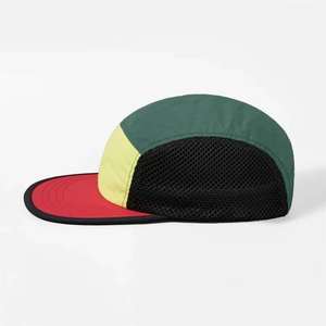 Unisex Wholesale Waterproof Quick Dry High Quality Nylon <b>Flat</b> Brim Unstructured Blank 5 Panel Camping <b>Hat</b> for Outdoor Sports - Product Image 3