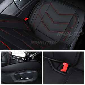 2 Fundas Protectoras para Asientos Delanteros de Coche, Cojín de Asiento, Protector de Banco, Fundas de Asiento de Cuero PU para Automóviles, Camionetas, SUV, Sedanes - Product Image 5