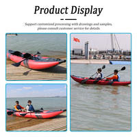 Sauvetage gonflable par inondation 2 personnes 3.8M x 95Cm bateaux gonflables pour tempête de pluie