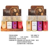 Ensemble de brumes corporelles écologiques fruitées 88 ml - Histoire d'amour - Parfum longue durée pour femmes - Utilisation quotidienne pour le corps et les cheveux