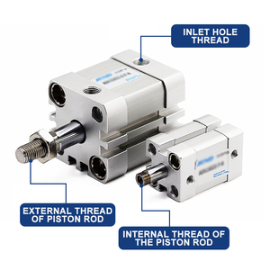 ADVU-32-40-50-63-80-100-125-I-A-P-A цилиндрический привод Advul Pacilindros Neumaticos цилиндрический прямой штекер - Product Image 2
