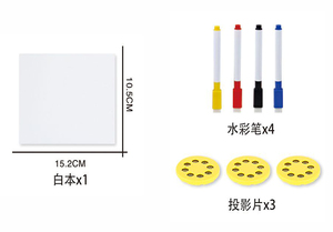 Çocuk çok fonksiyonlu Educationally projektör çizim kurulu masa setleri boyama eğitim masası çocuklar için - Product Image 3