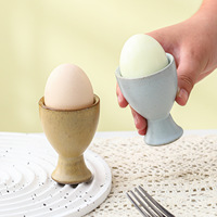 Support à œufs rond en porcelaine sur pied, design créatif, personnalisé, style minimaliste moderne, pour mariage, restaurant, hôtel, usage domestique