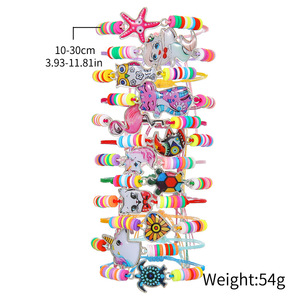 Colorful Cartoon Acrylic <b>Bracelet</b> Set For Kids <b>Cute</b> Animal Charms Handmade Jewelry Unisex Gift Spring 2026 - Product Image 5