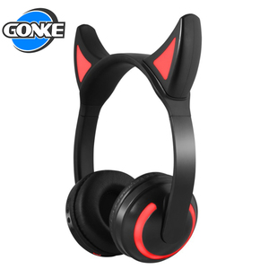 Nuevo lindo LED brillante fones de ouvido de oreja de gato de música portátil auriculares azulejos - Product Image 4