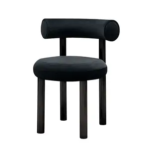 YIPJ Italian dining chair light luxury designer home backrest chair simple restaurant negotiation bar chair