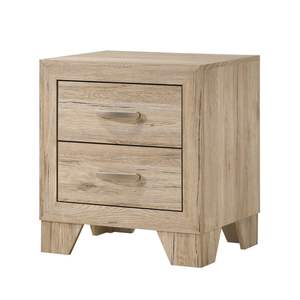 DB Miquell Smart Modern Luxury Nightstand Natural Finish Wooden and Marble <b>Bedroom</b> <b>Furniture</b> for Home and Hospital Use - Product Image 1