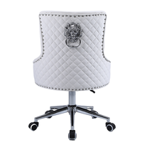 Chaise de travail pivotante en tissu de velours moderne pour la maison, le bureau ou le salon, chaise de loisirs en éponge pour meubles de chambre à coucher