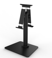 Support de tablette en acier robotisé pour moniteur, rotation à 360 degrés, support d'écran portable à bras articulé, support de bureau suspendu pour iPad mobile