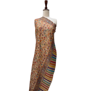 Custom Jacquard Jamawar <b>Shawl</b> Floral Premium Woven Breathable Skin-Friendly Soft Warm Elegant Traditional Fashion OEM ODM - Product Image 3