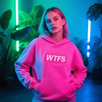 Vente Flash : Sweat à Capuche Personnalisé en Coton Épais pour Femme avec Logo Brodé – Fournisseur