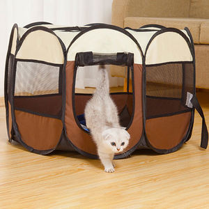 ZMaker Oktagonal Oxford Penutup Dilepas Portabel Lipat Pet <span class=keywords><strong>Playpen</strong></span> untuk Anjing dan Kucing Pagar Tenda - Product Image 2
