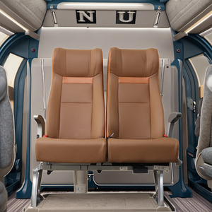 VST Luxury Double Bus <strong>Seat</strong> for Passenger Cars Comfortable <strong>Rear</strong> <strong>Seat</strong> <strong>Adjustable</strong> Belt Horizontally Moveable Left Right - Product Image 6