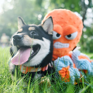 Sert peluş köpek oyuncaklar büyük interaktif Pullable ve römorkör savaş büyük ahtapot gıcırtılı Doggie oyuncak onları büyük köpekler için meşgul tutmak - Product Image 3