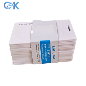 Tk400/EM4100 125Khz <span class=keywords><strong>RFID</strong></span> kiểm soát truy cập thẻ dày PVC thiết kế thẻ cho cửa kiểm soát truy cập - Product Image 3