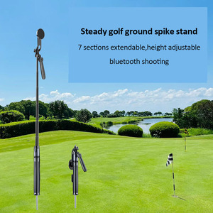 2024 New Mở Dài Từ Người Giữ Điện Thoại Golf Điện Thoại Đứng Bluetooth Ảnh Tự Sướng Thanh Nam Châm Tripod Mặt Đất Spike Ghi - Product Image 3