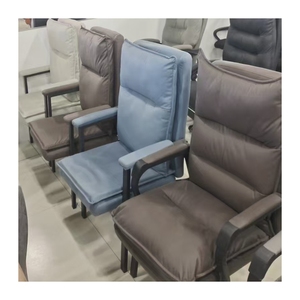 <span class=keywords><strong>Chaise</strong></span> <span class=keywords><strong>de</strong></span> <span class=keywords><strong>bureau</strong></span> pas cher <span class=keywords><strong>sans</strong></span> roue en cuir PU 4 quatre pattes avec accoudoir pour conférence réception visiteur - Product Image 6
