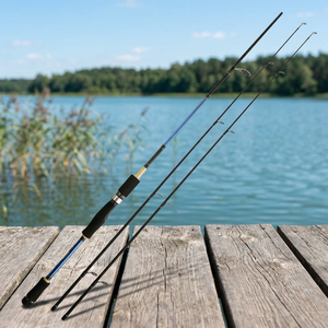 Canne à pêche légère 221-313g pour jigging, lancer longue distance, leurre en fibre de carbone, surfcasting, action rapide, pour brochet, lac, et technique de popping (grenouille) - Product Image 3
