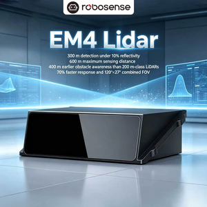 โรโบเซนส์ อีเอ็ม4 360 °   เซ็นเซอร์ 3D LiDAR ระยะ 150 ม. 128 ช่องสัญญาณสำหรับหุ่นยนต์โลจิสติกส์ AGV AMR ระบบนำทาง - Product Image 2