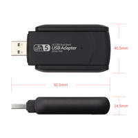 Adaptador WiFi USB Externo en Oferta, Rtl8822Bu 1800Mbps, 2 Antenas de Alta Ganancia, Modo AP, Compatible con Portátiles