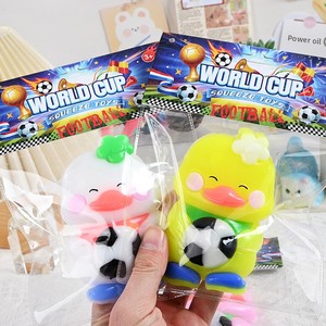Cute Duck Family Soccer Team Playful Squeeze-and-Pinch Stress-Relief Rubber Toy -Themed Slow-<b>Rebound</b> Decompression Toy - Product Image 3