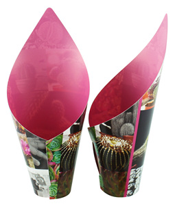 High quality garden supplier flower pot cover/soft plastic pot wrap sleeves