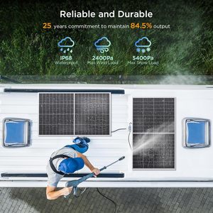 <span class=keywords><strong>Comprar</strong></span> Panel Solar Fotovoltaico Chino Todo Negro 100W 200W <span class=keywords><strong>Paneles</strong></span> Mono Bifacial Set 12V/24 Voltios Precio PARA EL Hogar DIY Sistema Fuera DE LA Red - Product Image 5