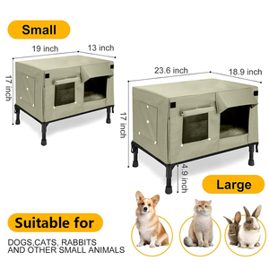 Pet <strong>Cat</strong> <strong>House</strong> Shelter Indoor Outdoor Heated <strong>Cat</strong> <strong>House</strong> for Small Large Stray <strong>Cats</strong> <strong>Outside</strong> Waterproof Winter Insulated Pet Shelter - Product Image 2
