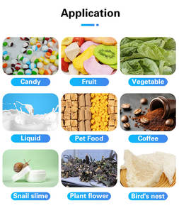 Casa Laboratório Secador de Congelamento a Vácuo para Frutas Legumes Carne Alimentos 4-6KG Capacidade Automatizado CE com Pirani <span class=keywords><strong>Vacuum</strong></span> <span class=keywords><strong>Gauge</strong></span> - Product Image 3