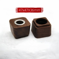 Bouchon de bouteille en bois de luxe personnalisé 15mm 18mm 20mm 24mm 28mm, couvercle en bois de hêtre naturel, noyer noir, frêne pour diffuseur de parfum OEM