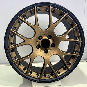 Jantes forgées 2 pièces style <span class=keywords><strong>CH</strong></span>-<span class=keywords><strong>R</strong></span> <span class=keywords><strong>II</strong></span> Bronze mat 20 21 22 pouces 5*112 5*120 5*130 pour G80 G82 E92 A90 W205 RS3 911 488 M3 M4 - Product Image 3