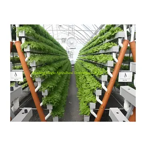 NFT dinding tanaman tanpa tanah sayur stroberi perlengkapan hidroponik pipa balkon mesin penumbuh sayuran
