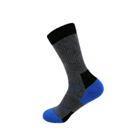 Chaussettes de sport en maille respirante, absorbant l'humidité, avec soutien de la voûte plantaire, en polyester tricoté, à blocs de couleur et amortissantes