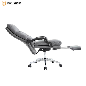 Chaise de bureau exécutive en cuir à dossier haut pivotant réglable et confortable pour les Offres Spéciales de patron sur les caractéristiques de massage - Product Image 3