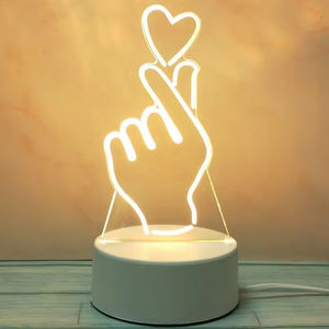 3D Illusion Led Night <b>Light</b> 3D Visual Led Night <b>Light</b> 3D Night Lamp for Kids USB Desk - Product Image 3