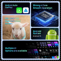 Autoradio Android 15 pour BMW Série 5 E39 1996-2003, Carplay sans fil, écran tactile, lecteur multimédia, navigation GPS