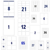 Autocollants adhésifs imperméables durables de haute qualité A4 - Étiquettes en papier couché avec finition brillante/mate pour la promotion