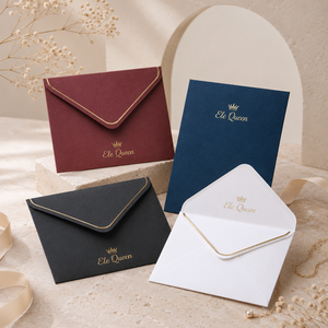 Custom Jewelry Thank You Card 13x10cm Luxury Brand Insert Card with <b>Envelope</b> for Jewelry Packaging and <b>gift</b> store jewelry brands - Product Image 1