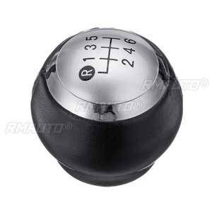 Palanca de Cambios de 6 Velocidades, Pomo de Palanca de Cambios, Palanca de Cambios Manual, Cuero PU, para Toyota Corolla Verso Auris Aygo Rav4 Avensis Yaris - Product Image 3