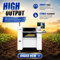 Máquina de Colocación de Componentes SMD de Alta Eficiencia, Máquina Automática de Colocación de Chips BGA de Escritorio T8-80F con 10 Cámaras y 80 Alimentadores