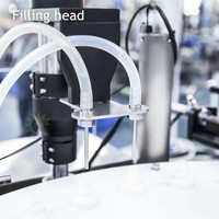ZXSMART rotatif 3 en 1 flacon automatique petite bouteille monobloc remplissage liquide bouchage ligne de production de Machine d'étiquetage