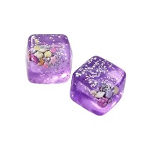 Jouet anti-stress transparent en TPR en forme de cube Star Island avec étoile et coquillage à l'intérieur, pour soulager l'anxiété des adolescents et des adultes