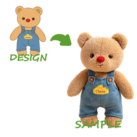 Llavero de Mono de Peluche Personalizado - Peluche Largo Súper Suave con Forro de Malla Bordado y Nombre Personalizado, Regalo para el Día de San Valentín